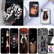 Samsung A12 A22 A32 A52 4G A32 A42 A52 5G Anime Naruto Itachi Soft black phone case