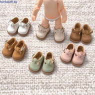 LOMBARD 1pair Bjd Doll Shoe, Cute Outfit Black Brown Doll Leather Shoes Boots, DIY Toy Handmade 1/6 