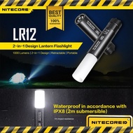 Senter Led Nitecore Lr12 Flashlight 2 In 1 Design Lipstick 1000 Lumens