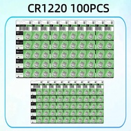 100pcs 45mAh CR1220 Button Coin Cell Battery For Watch Car Remote Key CR 1220 ECR1220 GPCR1220 5012L
