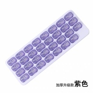Small Pill Box 31 Days Portable Small Size Mini 30 Days Pill Pill Packing One Month Portable Medicin