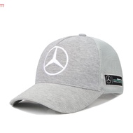 【HOT】® Mens Outdoor F1 Racing Sports Embroidery Hat Mercedes Benz Car Logo Baseball Cap Breathable N