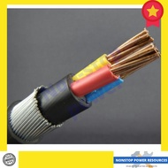 **LOOSE CUT** UNITED MS CABLES 3 Core x 1.5 SQMM PVC / SWA / PVC Armoured Cable Copper Conductor (RM4.50 Per Meter )