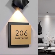 Acrylic Customised Unit Sign door sign  door unit number house number plate unit number signage cust