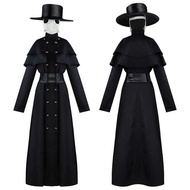Plague Doctor Mask & Costume Set - Dark Dungeon Theme - Halloween Costume