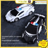 [Factory Direct Sales 30%] Children Remote Control Police Car Cool Wireless Electric Car Remote Control Racing Car Model Boy Toys Suitable for Age Over 3 Years Old Intelligent Control Sound Light Special Effects Fun Interactive Simulation Police Car Model