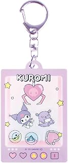 Tees Factory SR-5546838KU Sanrio Characters Shaka Chara Key Chain Crane Time/Kuromi H3.3 x W 2.2 x D