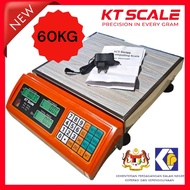 60KG 50KG KT SCALE DIGITAL PLATFORM SCALE PORTABLE TYPE MOBILE SCALE
