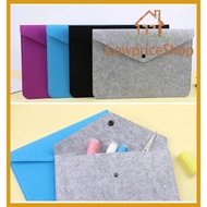 JERRY8888 Simple Solid A4 Big Capacity Document Bag Business Briefcase File Folders Felt Filing Bags