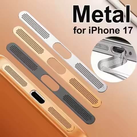 2/10PCS Metal Speaker Dust Sticker for IPhone 17 Pro Max Air 17PM 17Pro Speaker Protective Cover Mes