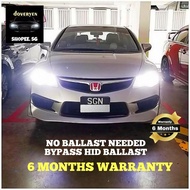 Honda Civic Fd1 Fd2 Euro R - D2s D2r D4s D4r Hid To 6500k White LED Headlight Bulb 9005 9006 H7 H8 H