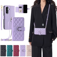 Wallet Flip Case Realme C67 C65 C35 C31 C30 C30S C21Y C25Y 6 5 Pro 5i 6i C3 5s Ring Magnetic Solid C