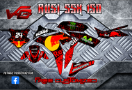 Decals Sticker  for Rusi SSX 150 Redbull001