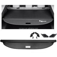 Car Accessories Tonneau Cover Retractable Trunk Cargo Luggage Security Shade Shield Cover Black For 