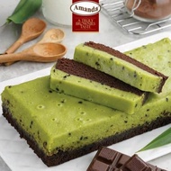 Amanda Steamed Brownies - Srikaya Pandan Amanda JS