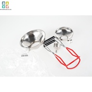 4Pcs Stainless Steel Canning Funnel Canning Jar Lifter w/ Grip Handle for Wide Regular Jars Mason Ja