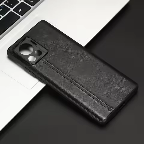 Case For Moto X30 Pro PU Leather Texture PU Leather Back Hard Plastic Cover For Motolora Moto Edge 3