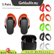 [Getdouble.my] 5 Pairs Earbuds Case Protective Earphone Sleeve for Bose QuietComfort Earbuds Il