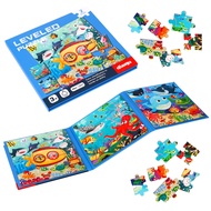 Magnetic Puzzles for kids Ages 4-8 - 3 in 1-48 Pieces Toddlers Magnet Jigsaw Puzzle Book for Ages 3-