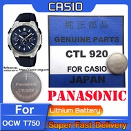 Battery For Casio OCW T750 Watch 100% Genuine (Panasonic CTL920 CTL920F)