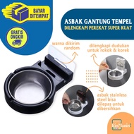 HANGING TOILET ASHTRAY Asbak Tempat Rokok Gantung Tempel Rak Korek Api