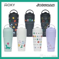 台灣直送🍄正版✨Joguman x WOKY 渾圓杯 不鏽鋼杯 手提杯 陶瓷塗層 保溫杯 750ml 杯 飲管杯