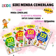 FYKIDS - SIRI MINDA CEMERLANG - saiz A4 - 121 aktiviti & mewarna - buku kanak 5 tahun keatas -  buku