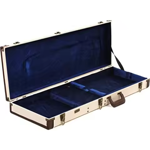 Cases Journeyman Series Deluxe Wood Case for Standard Electric Guitars Fits Fender Stratocaster Tele