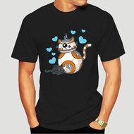 Men tshirt  Cat and Mouse Droid   Bb8   T Shirt Printed T-Shirt tees top-0549D
