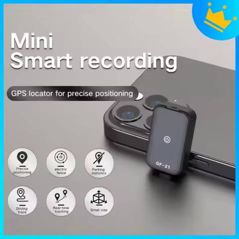 GF21 Mini GPS Real Time Car Tracker Anti-Lost Device Voice Control Recording Locator High-definition
