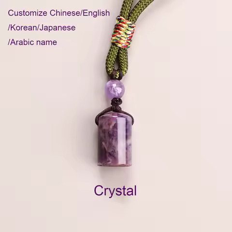 Natural Crystal Custom Name Stamp For Teacher Student Calligraphy Painting Chop Chinese English Kore
