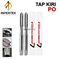 Tap Kiri M5 X 0.8 Pointed Taps Mesin M5 Left Hand HSS PO Ulir Milling