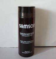 ผงไฟเบอร์ ปกปิดผมบาง SAMSON Hair Fibers  (สีดำ) Black​ หมดอายุ​ 08/68