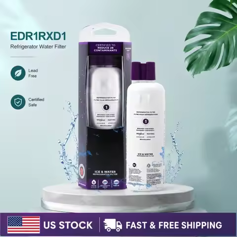 Water Filter Cartridge EDR1RXD1 W10295370A P8RFWB2L EDRD101G1W P4RFWB Compatible with Refrigerators 