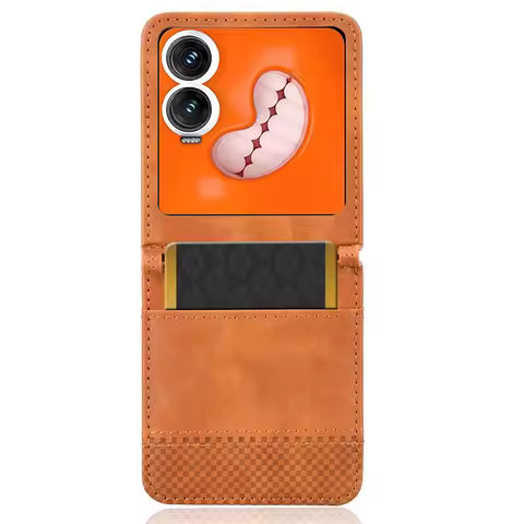 For Tecno Phantom V Flip 2 Slim Flip Leather Folding Protection Phone Case For Infinix Zero Flip X69