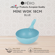 Pero Mini Wok 18 Cm / Wajan Panci Penggorengan Deep Fry 18 Cm / Tanpa Tutup / Anti Lengket