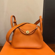 Hermes mini Lindy 愛馬仕橘