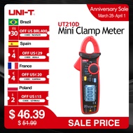 UNI-T Clamp Meter UT210 Series AC Current Mini Clamp Multimeter Digital True RMS Pliers Ammeter Auto Range