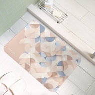 【rubber anne】10秒頂吸 軟式珪藻土吸水地墊 沐光系列 60x40cm