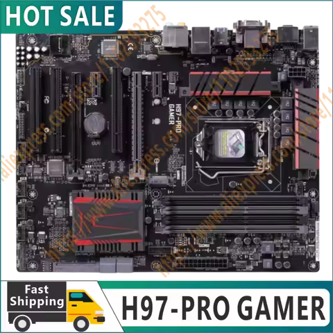100% original test H97 PRO GAMER Motherboard LGA 1150 DDR3 32G