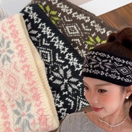 1/2/4Pcs French Jacquard Knitted Hair Bands - Vintage Knitted Headband - Face Wash Hair Band - Yoga 