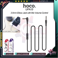 hoco UPA15 Audio 3.5mm Elbow Jack with Mic Headphone AUX Cable with Mic 3.5mm to 3.5mm Audio Cable