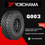 YOKOHAMA G003 235/75R15 31X10.5R15LT 33X12.5R15LT 245/75R16 265/75R16 285/75R16 315/75R16 LT235/85R1