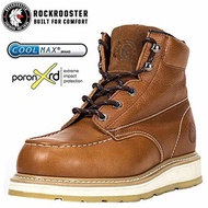 ROCKROOSTER Work Boots for Men, Composite/Steel/Soft Toe Waterproof Safety Working Shoes (AP808-s...