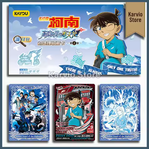 Original Genuine KAYOU Detective Conan Great Deductions Collection Card Pack Vol. 2 Fashion Collecti