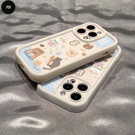 PW Cute Bread Cat Shiba Inu Drop Proof All-Wrap Phone Case For 7 7Plus 8 8 Plus Xs Xr 11 12 13 14 15