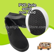✖(Free Socks) B.BEST SLIP ON BLACK SHOES KASUT HITAM SEKOLAH SARUNG B.BEST Size (26-45)