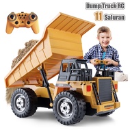 Jojotoy 2.4Ghz RC EXCAVATOR Alloy Remote Control Mainan RC Tracktor RC Truck 11 channels Excavator R