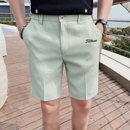Golf Pants Men Summer Non-Iron Golf Shorts Mens Clothing Five-point Pants Stretch Quick-Drying Ball