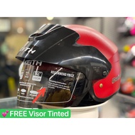 👍🏻FREE Visor Helmet Steng Sirim KH Cruiser Keith (Helmet Separuh) SGV Cruiser